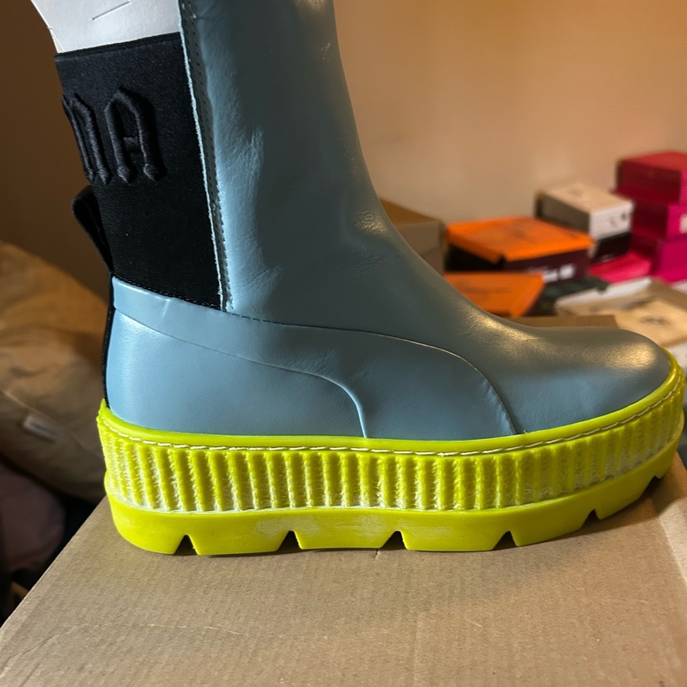 Stylish Women's Boots with Yellow Sole